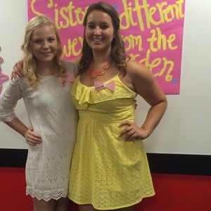 Lilly Pulitzer Yellow Lace Dress