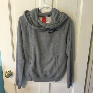 nike cowl neck sweatshirt