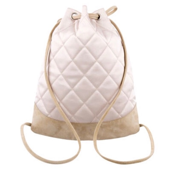 Chanel quilted backpack
