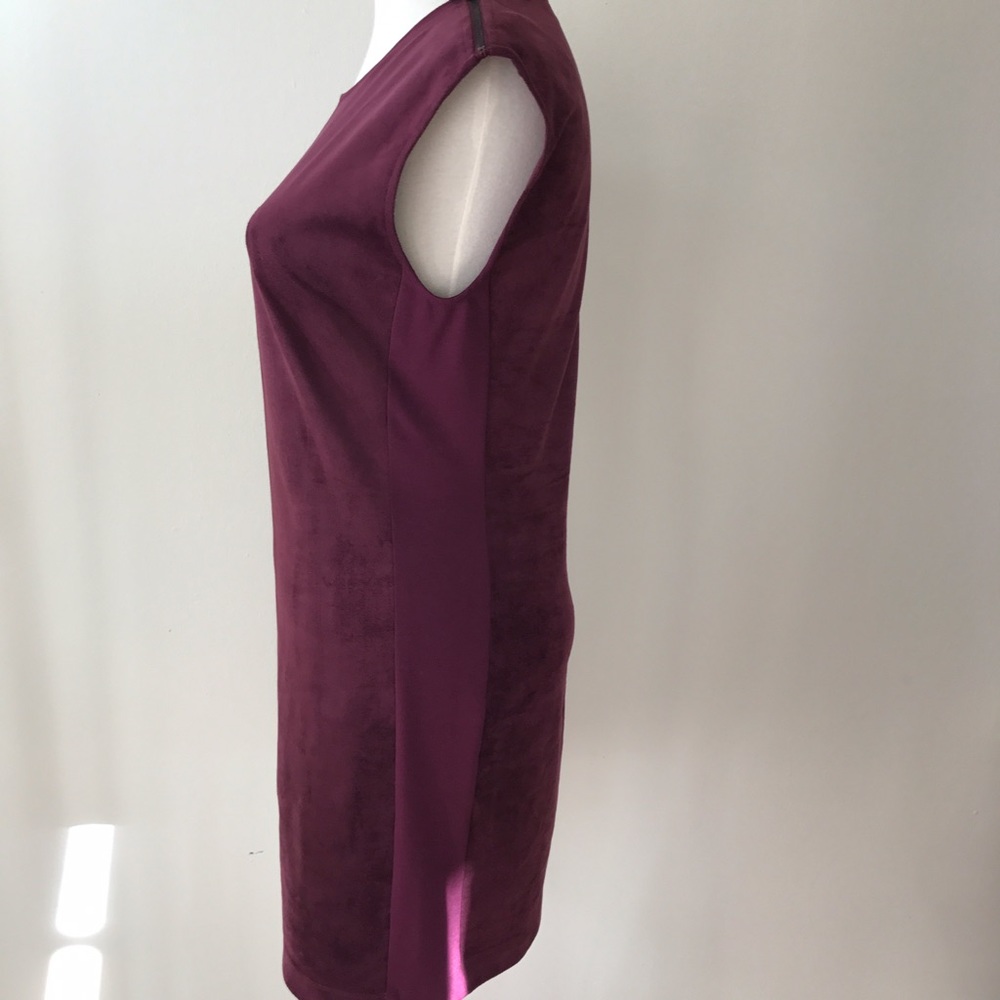 🎉SOLD🎉BCBG MAXAZRIA Karlee Faux Suede Dress - Picture 4 of 7