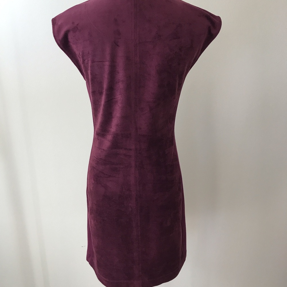 🎉SOLD🎉BCBG MAXAZRIA Karlee Faux Suede Dress - Picture 5 of 7