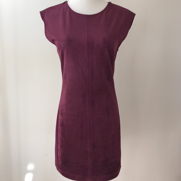 🎉SOLD🎉BCBG MAXAZRIA Karlee Faux Suede Dress - Picture 2 of 7