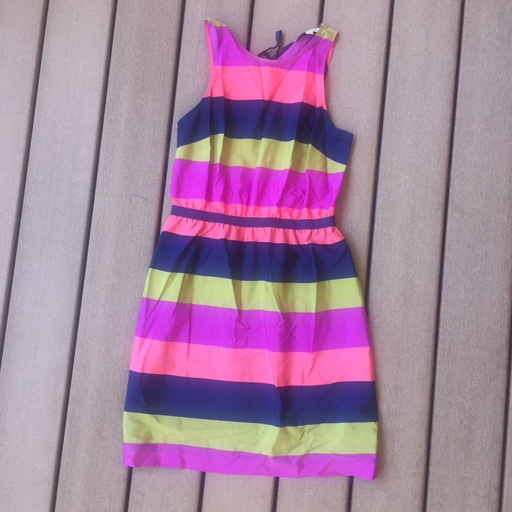 Cute striped bright dress from Ann Taylor Loft
