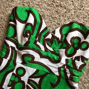 Milly of New York strapless cocktail dress