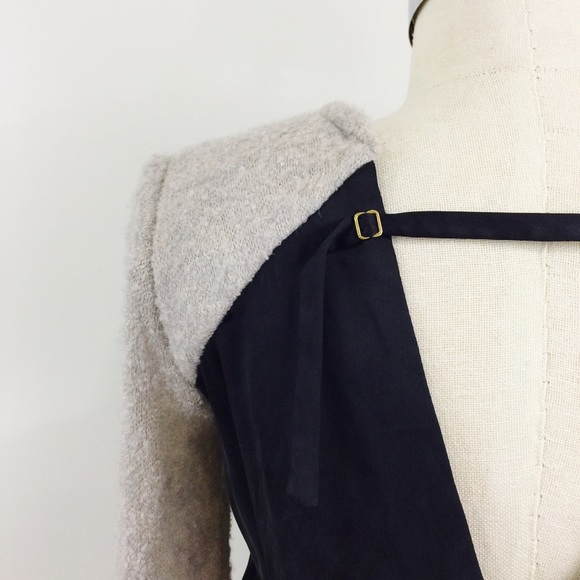 [ amadi ]  NWT tabetha combo silk dress - Picture 5 of 8