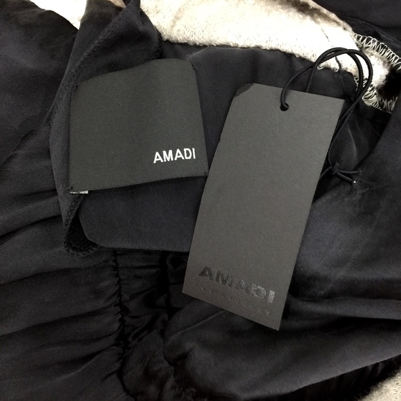 [ amadi ]  NWT tabetha combo silk dress - Picture 8 of 8