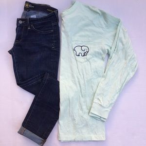 Ivory ella mint shirt