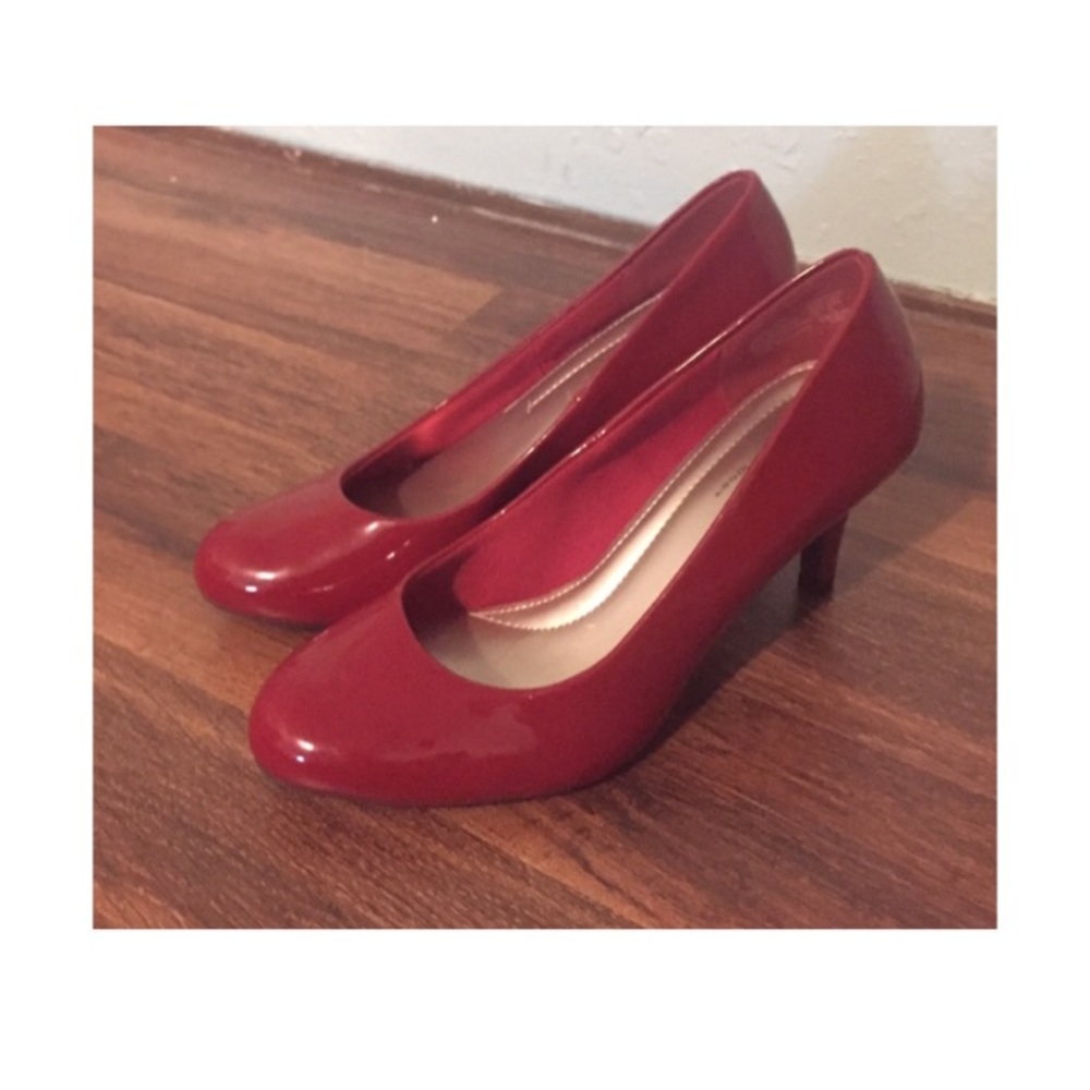 Dark Red Pumps