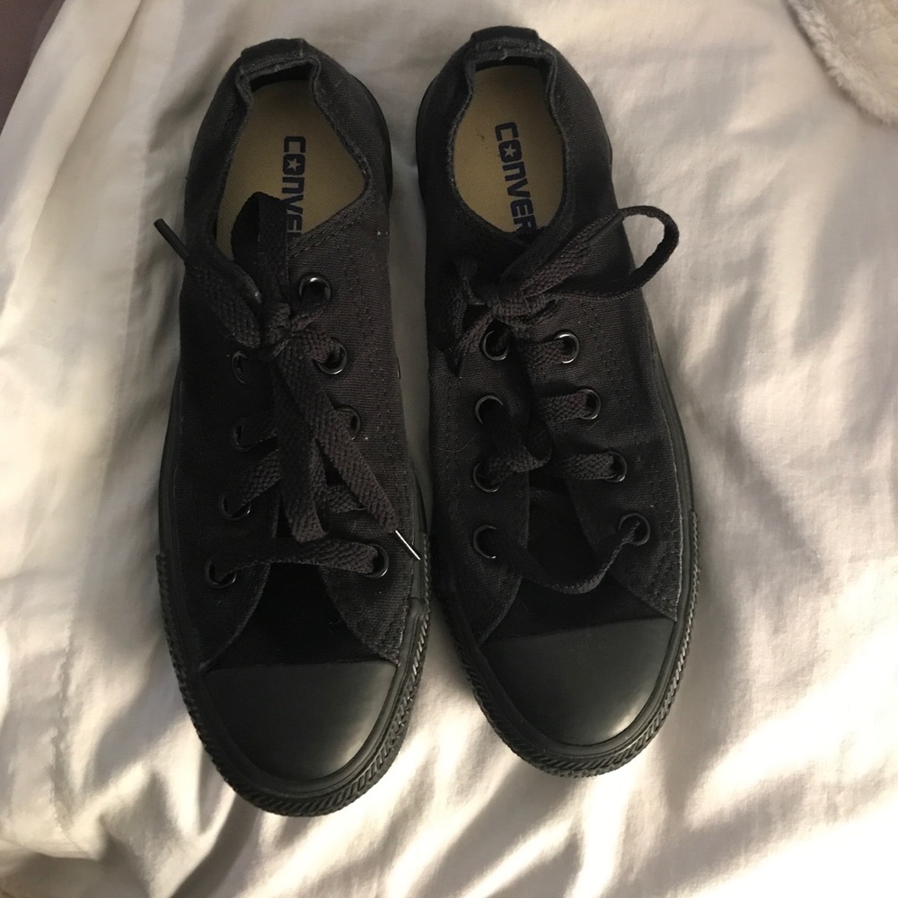 All black Converse