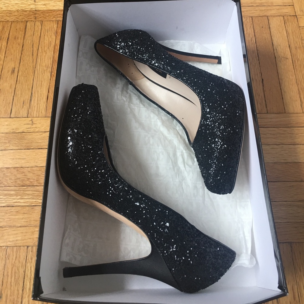 Escada sparkly pumps
