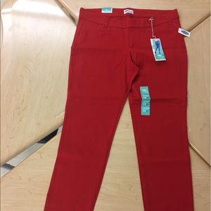 NWT! Old Navy sz 14 Red Pixie Pants