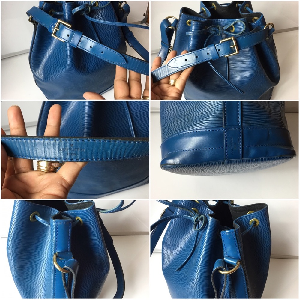 SOLD—100% Authentic Louis Vuitton Blue Epi Noe GM - Picture 3 of 4