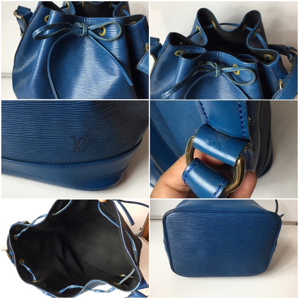 SOLD—100% Authentic Louis Vuitton Blue Epi Noe GM - Picture 4 of 4