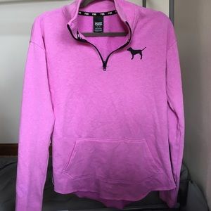 Victoria Secret PINK half-zip sweatshirt (XS) Victoria Secret PINK half-zip sweatshirt (XS)