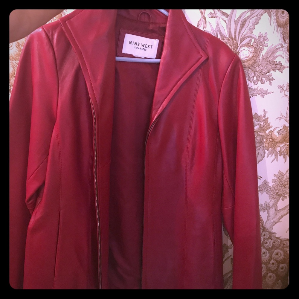 Nine West Red Leather