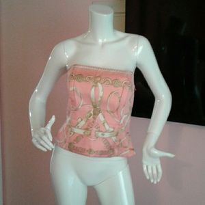 Strapless Bustier Top J. McLaughlin Size 10 Pink