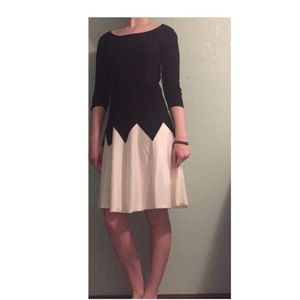 Black and white dress