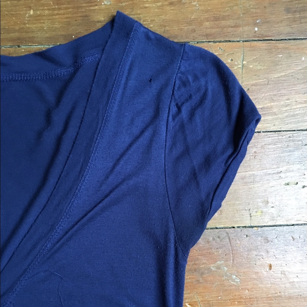 Indigo v-neck t-shirt dress - Picture 4 of 5