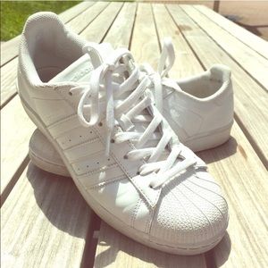 Adidas Superstars All White