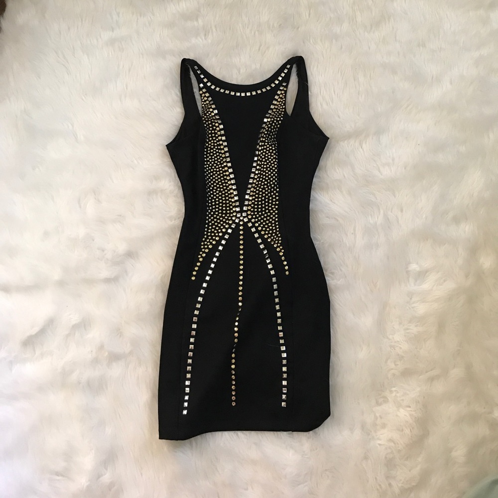 Black bebe mini dress