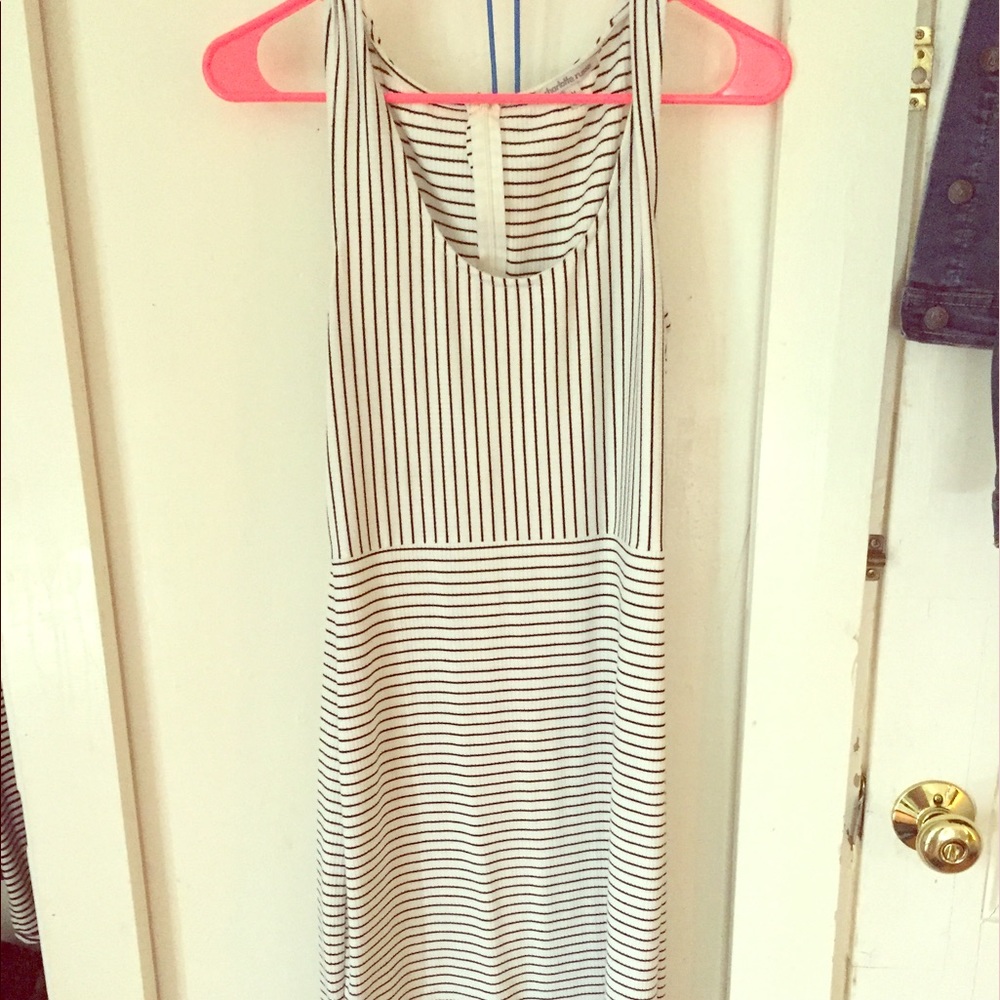 Striped bodycon dress