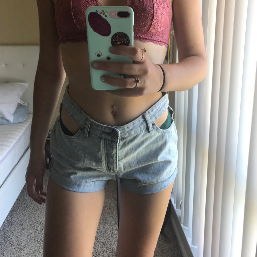 BDG denim shorts