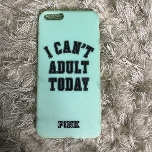 Pink light blue iPhone 6plus, & 7plus phone case