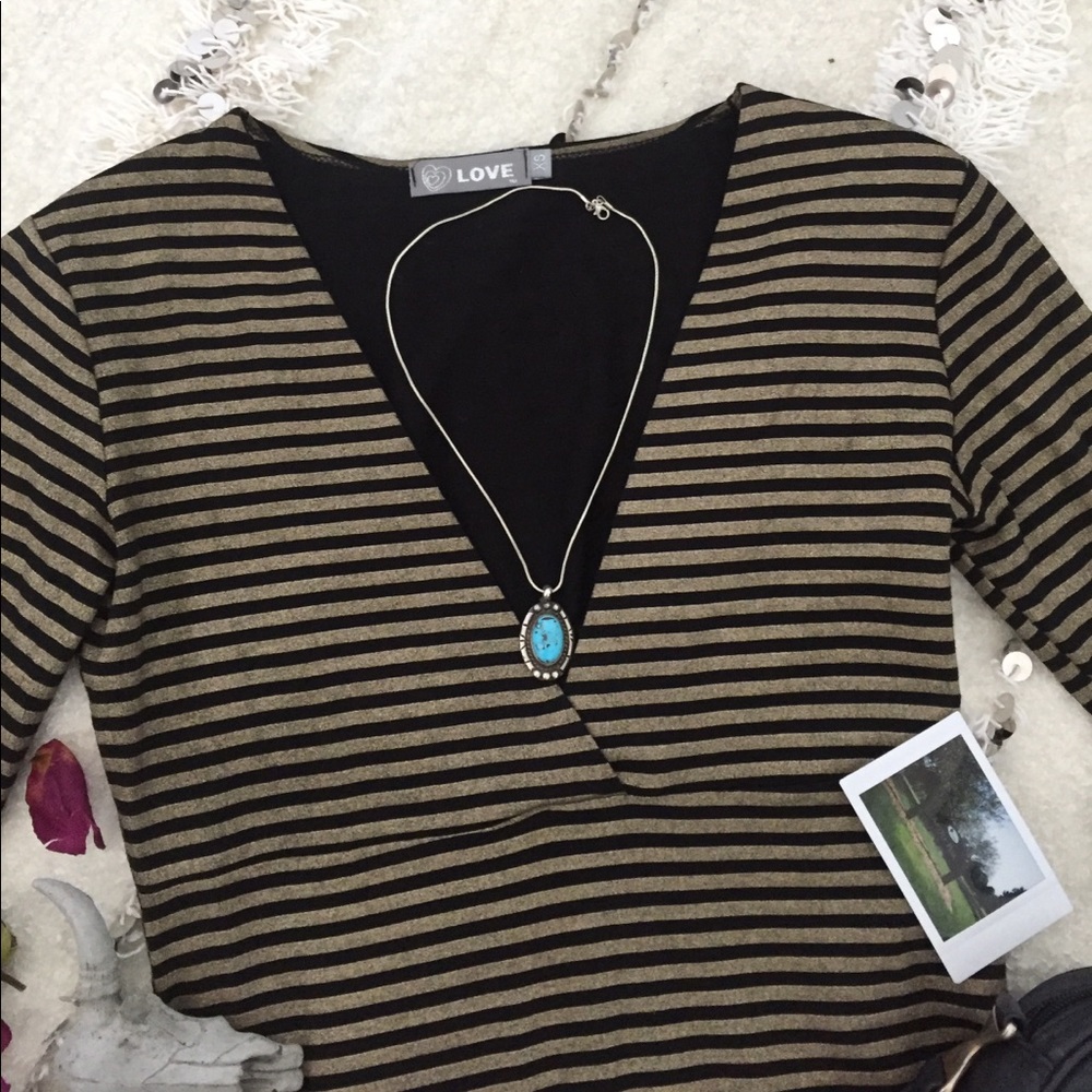 ✨ HP • Vtg • Grunge Low V Angel Wing Mini Dress • - Picture 2 of 4
