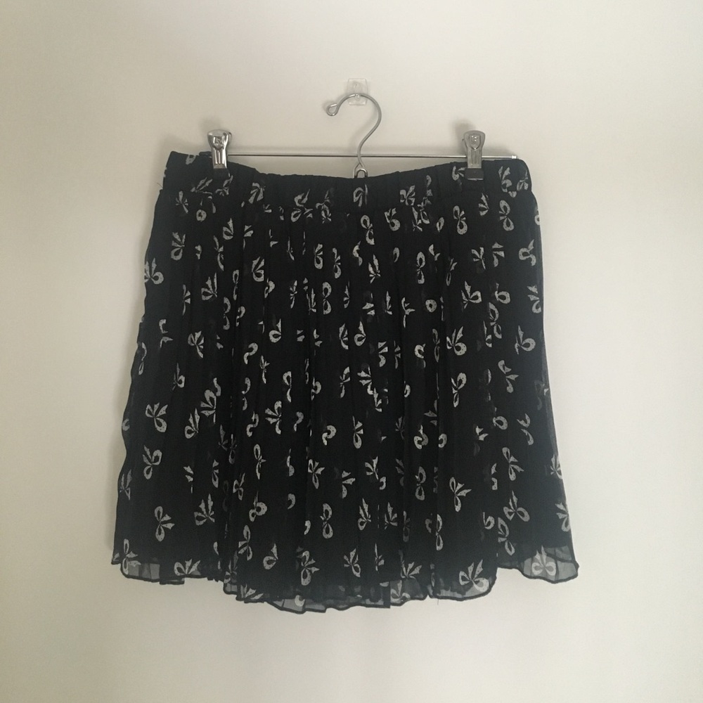 Pleated Mini Skirt