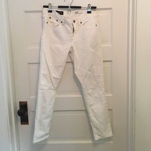 J.Crew white toothpick jeans