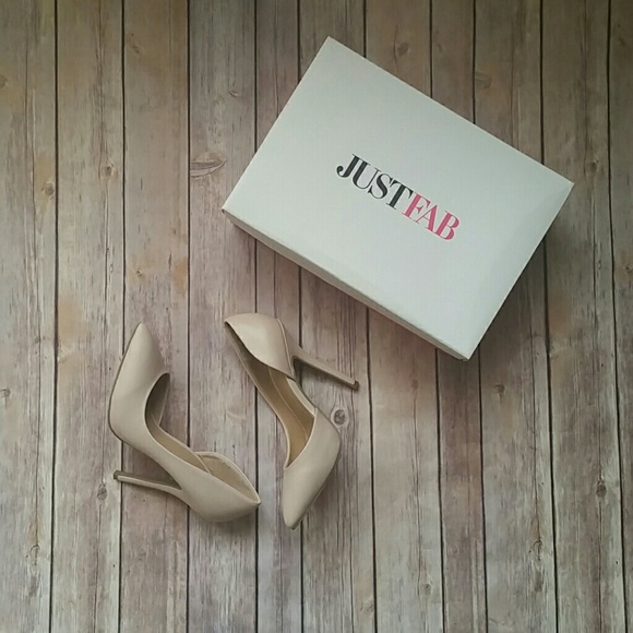 JustFab Shoes - Just Fab Nude Heels