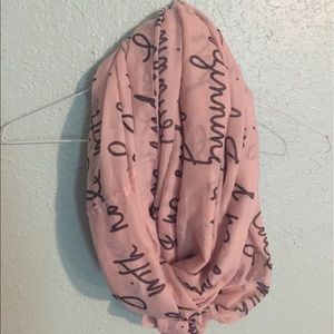 Light Pink Infinity Scarf