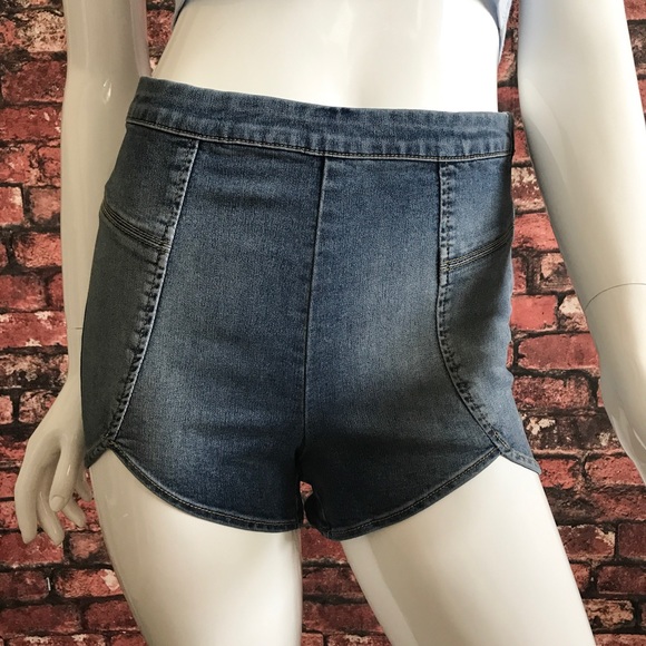 Free People Pants - NEW Free People Denim Petal Shorts