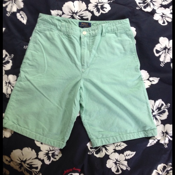 Boys Ralph Lauren Oxford Cloth Shorts Size 20 - Picture 1 of 4