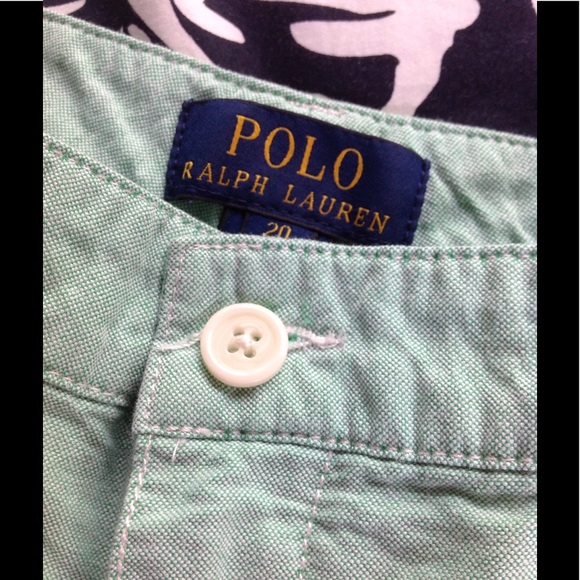 Boys Ralph Lauren Oxford Cloth Shorts Size 20 - Picture 4 of 4
