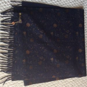 Loro Piana 100% 72" by 17 1/2" scarf.