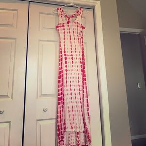 Cynthia Rowley tie dye maxi dress or swim cover up