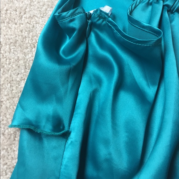 Satin Ruffle Tank Racer Back - Picture 5 of 5