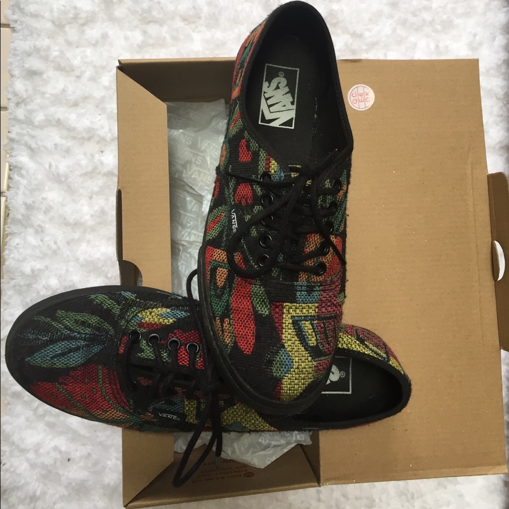 Patterned Vans-Mint Condition