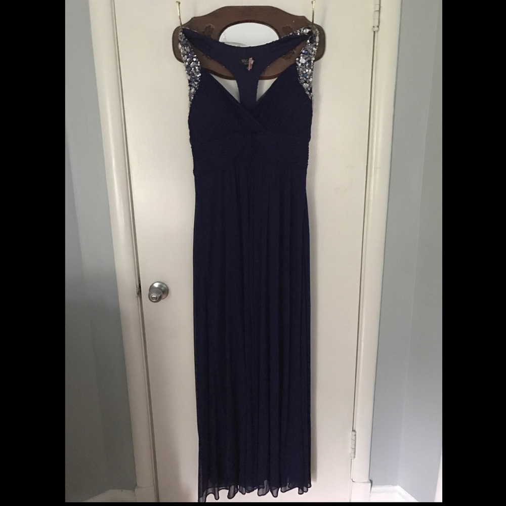 blue/purple prom dress