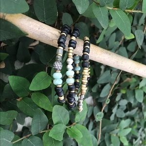 Stella & Dot Artisan Stretch Bracelets