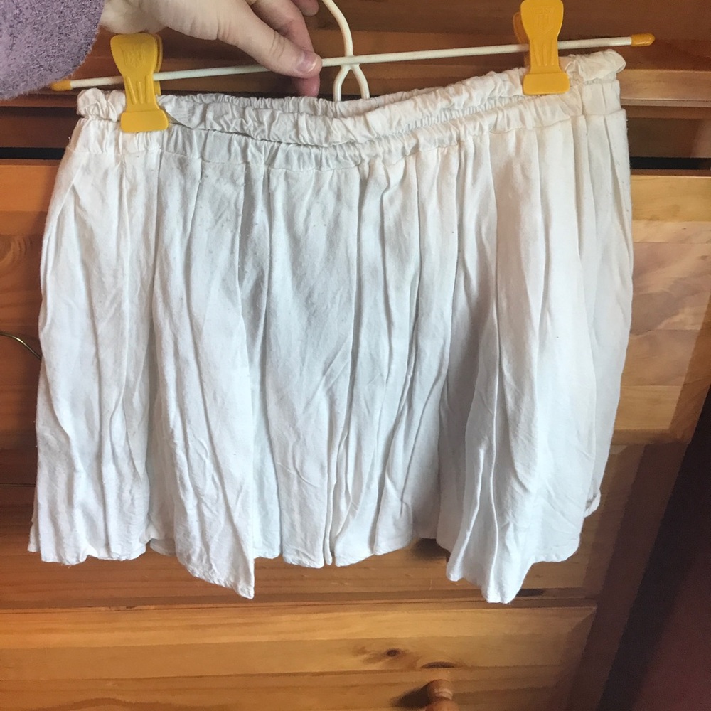 White skirt