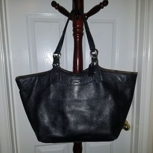 Black Leather Coach Purse