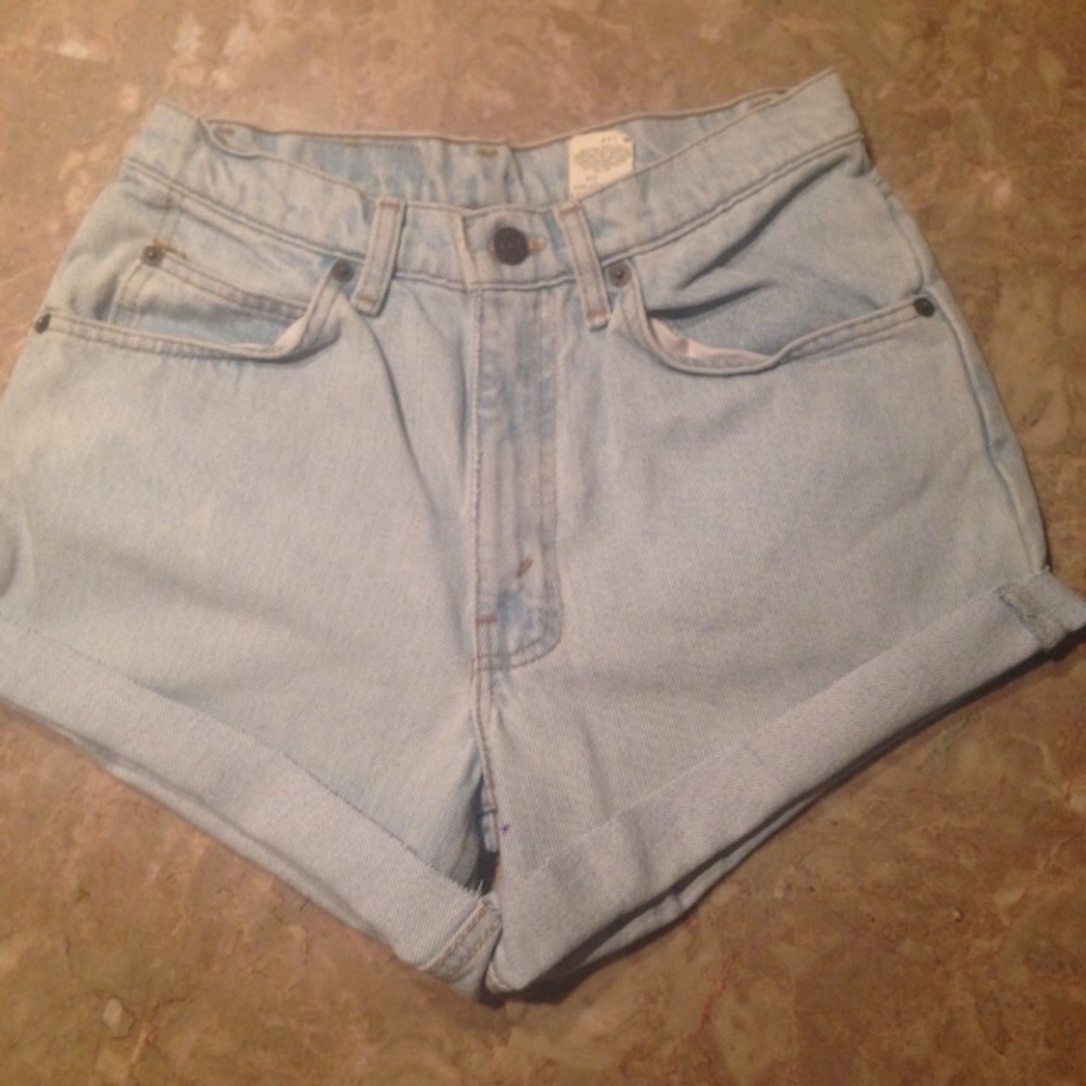 Vintage high waisted Levi's Jean shorts handmade