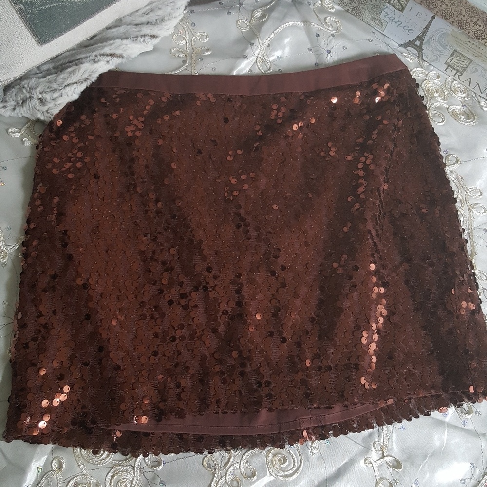 Banana Republic Sequins Mini Skirt