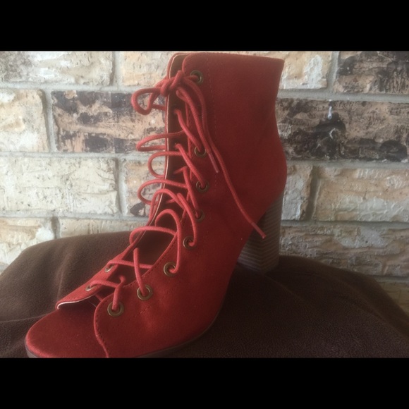 Charlotte Russe Tied Up Booties - Picture 3 of 4