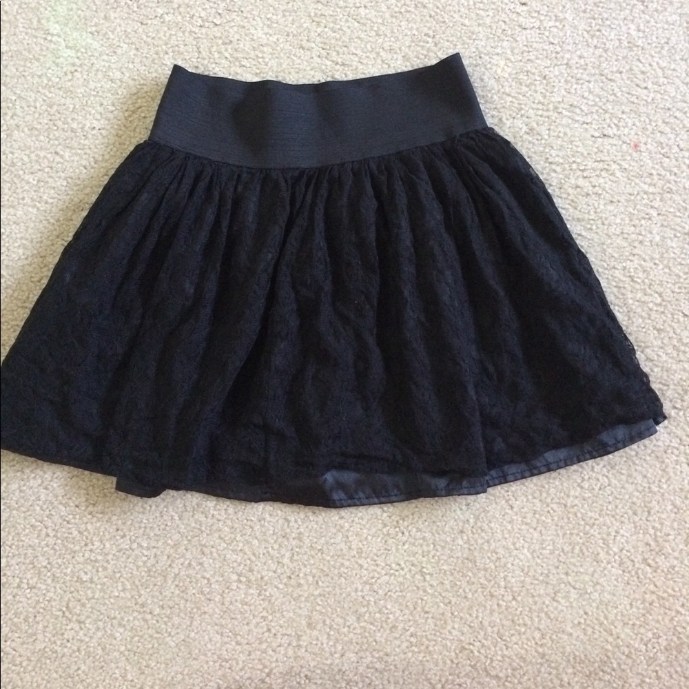 Black Lace Skirt