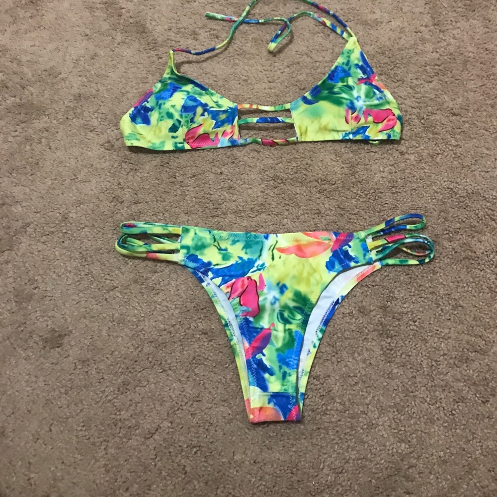 Tye-Dye Bikini Set.