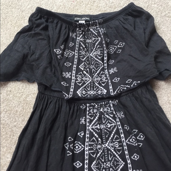 Billabong Strapless Boho Cotton Dress nwot - Picture 3 of 5