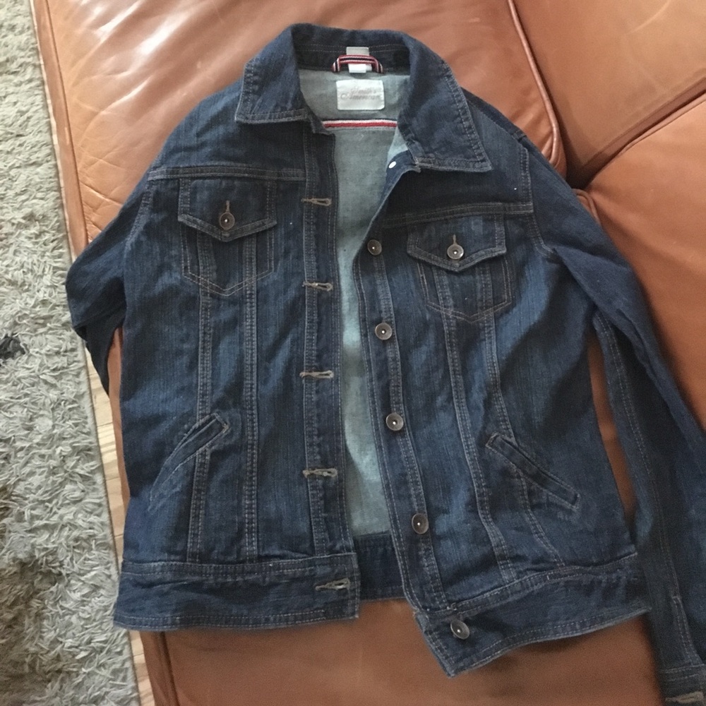 Dark wash denim jacket